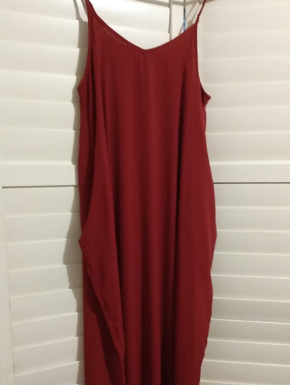 Deep Red Summer Dress